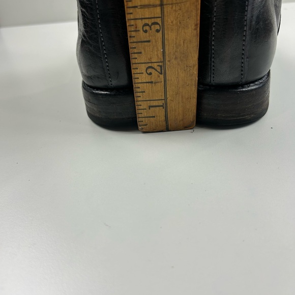 BED STU Cobbler Series Mid Calf Leather Moto Combat Boots Size 8 - Picture 4 of 10